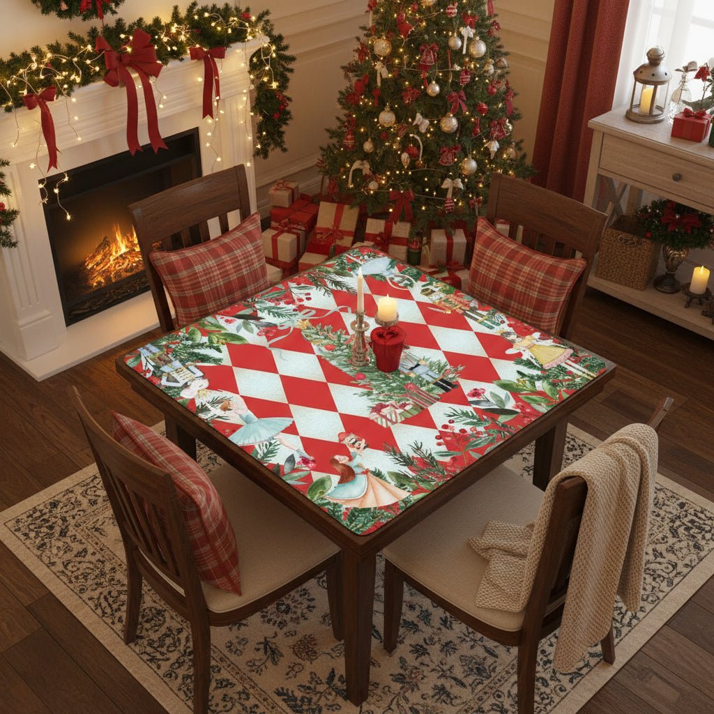 Nuttier Than A Nutcracker Harlequin Christmas Mahjong Mat