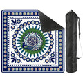 Porcelain Peacock Eye Pottery Inspired Mahjong Mat