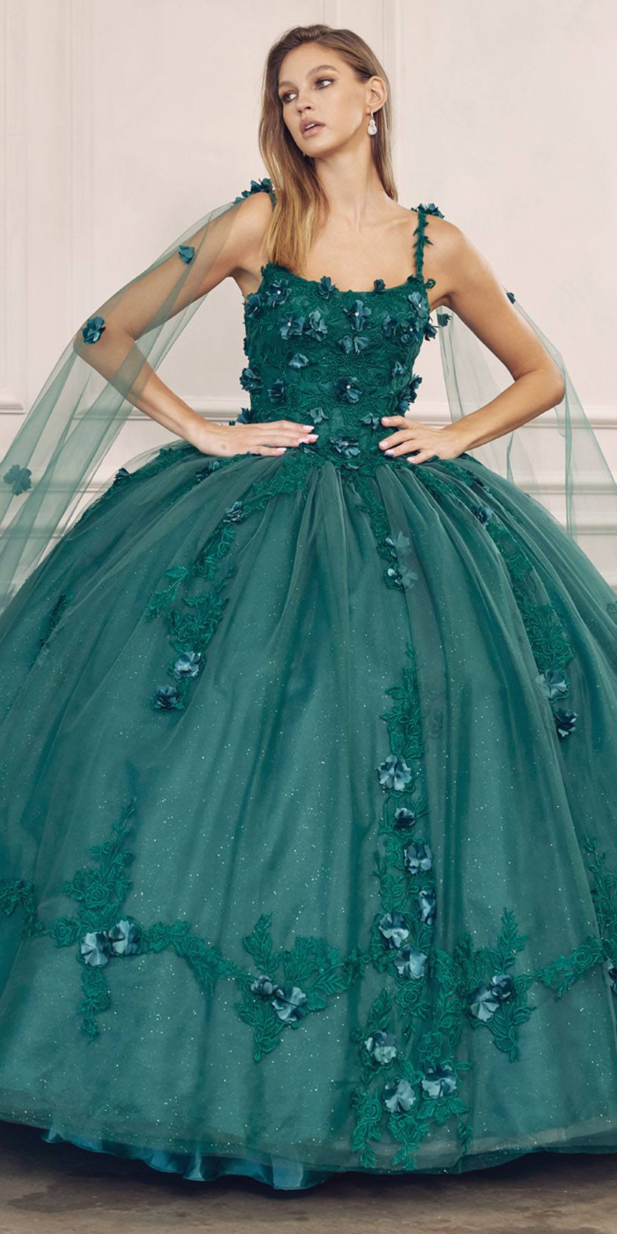 Juliet 1436 A-Line Ball Quinceanera Poofy Gown