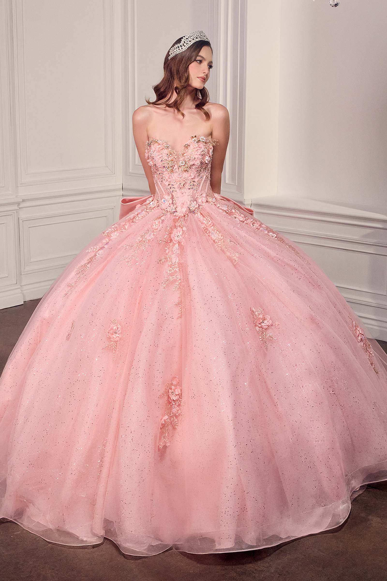 Ladivine 15726 Strapless Sweetheart Quinceanera Ball Gown