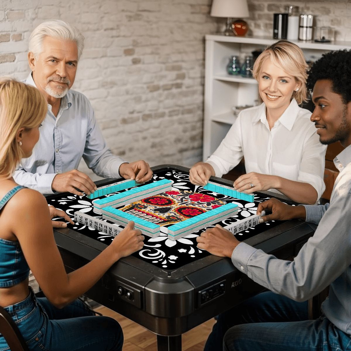Sugar Skull Mahjong Mat