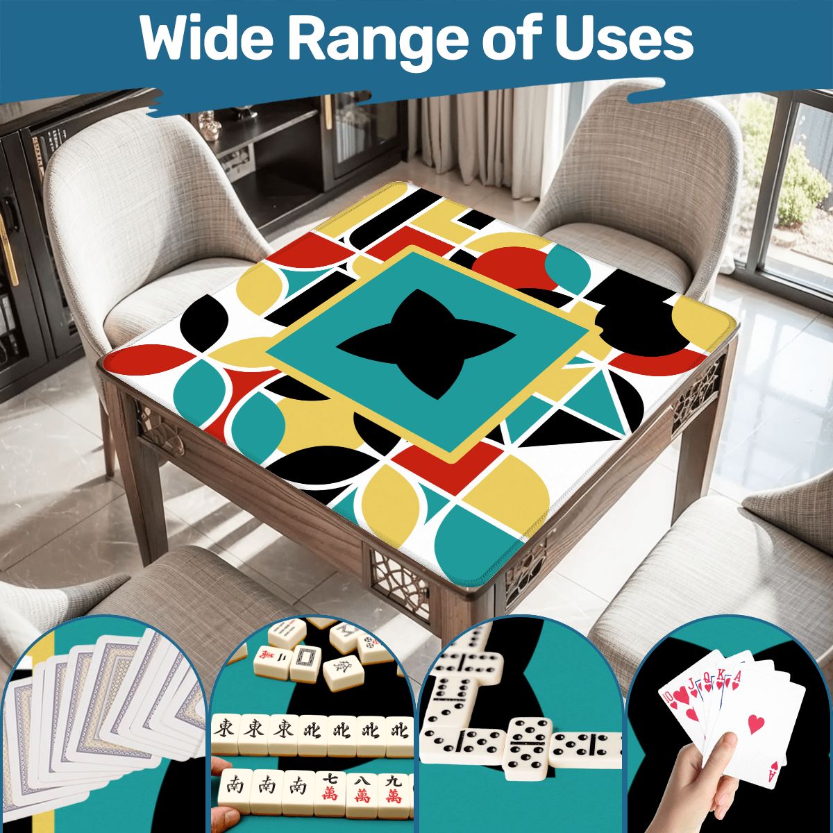 The ModMaxcentric Geometric Mahjong Mat