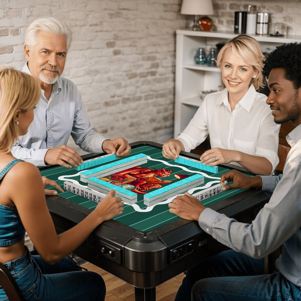 Dragon Tales Book Lover Mahjong Mat