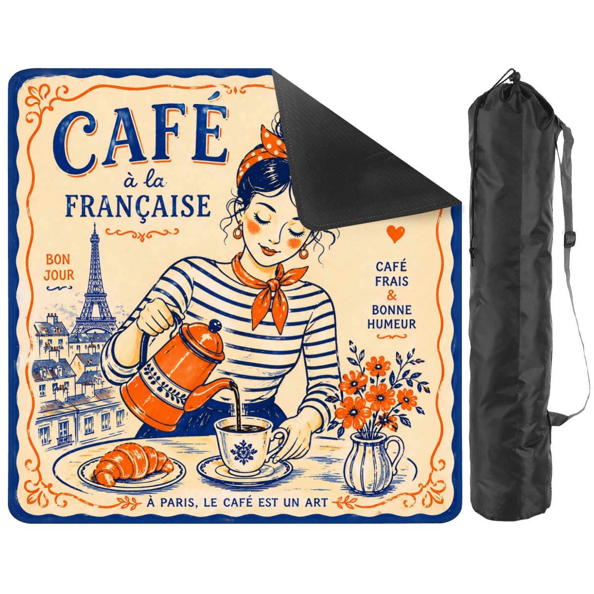 French Cafe Mahjong Mat