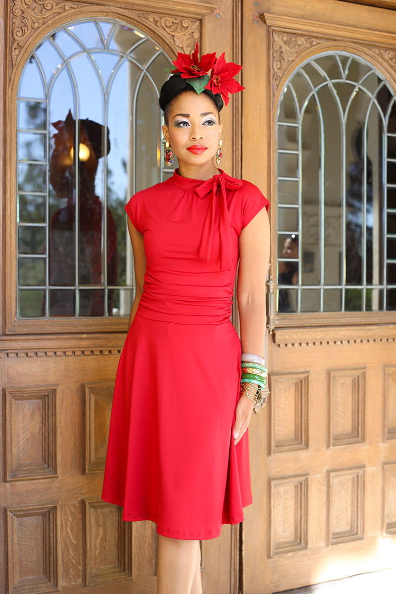 Bombshell Dress in Red - Plus Sizes only