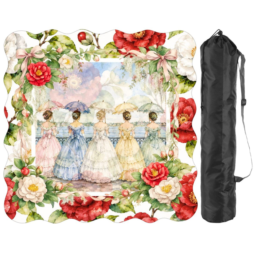 Sweet Home Alabama Southern Belles Scalloped Mahjong Mat