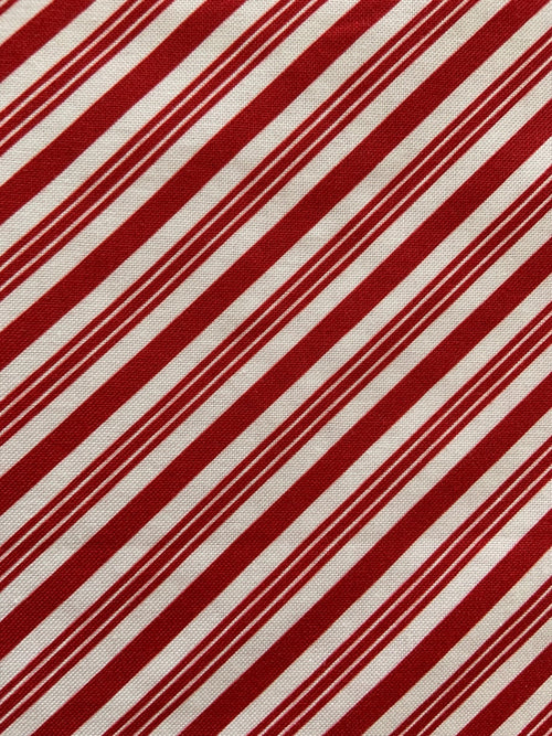 Candy Cane Stripe Bow Top - Plus Sizes only