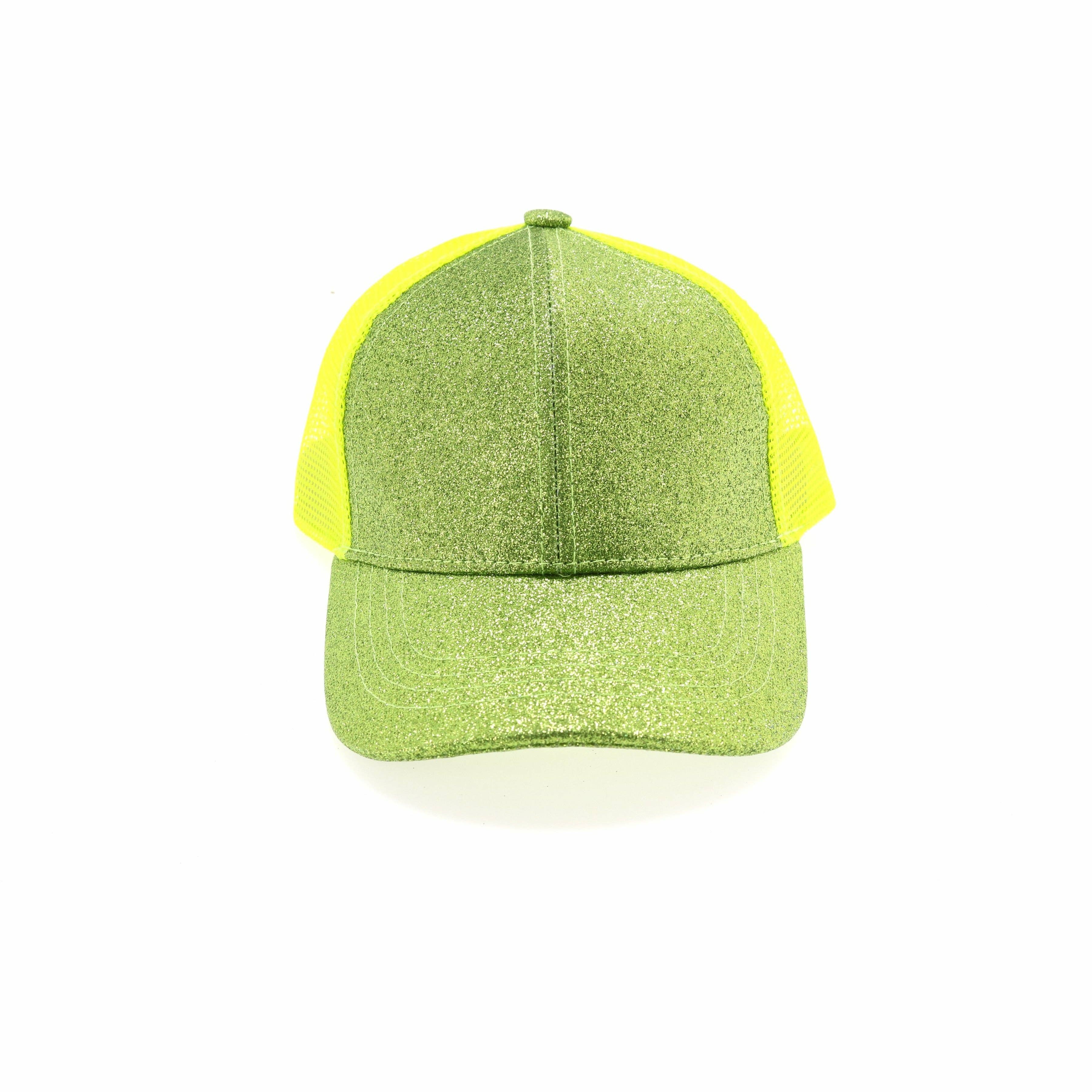 Kids Glitter High Ponytail CC Ball Cap KIDSBT6