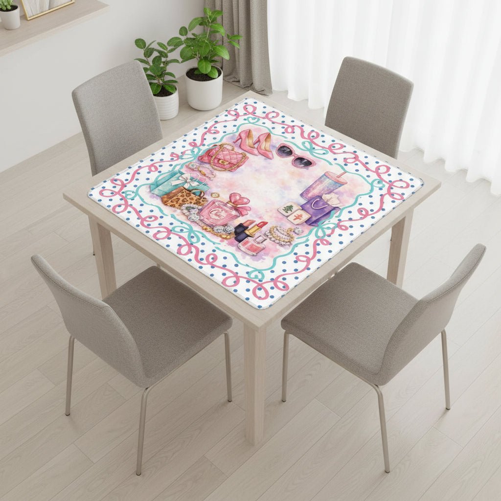 Retail Therapy Luxe Mahjong Mat, Bling, Bags And Tiles