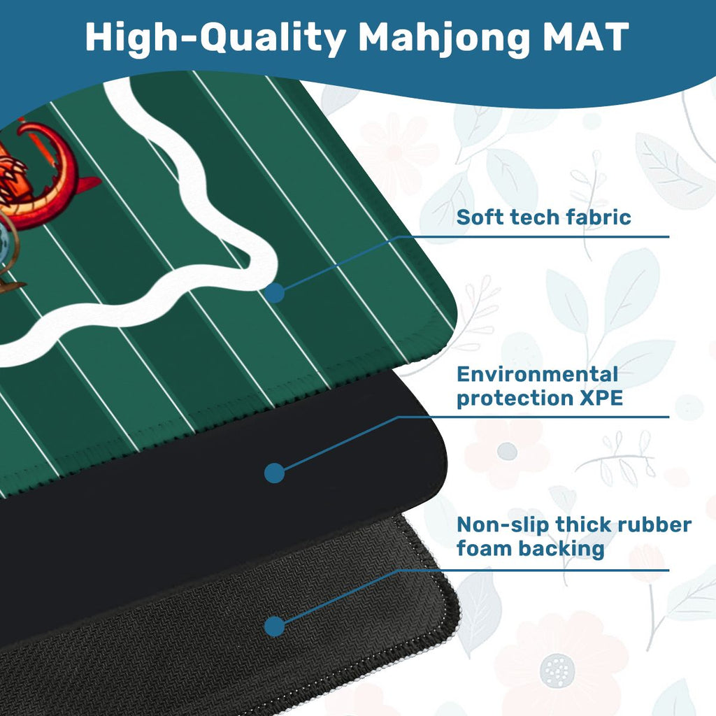 Dragon Tales Book Lover Mahjong Mat