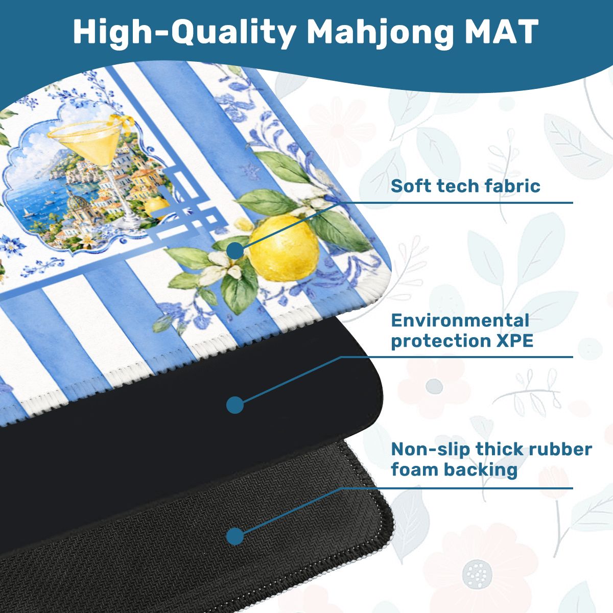 Lemondrops On The Amalfi Mahjong Mat
