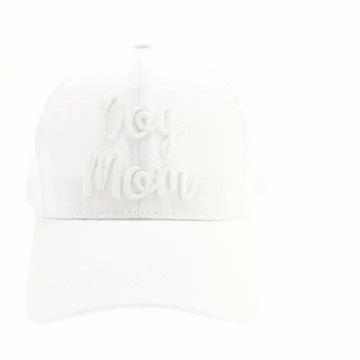 Dog Mom Embroidered Mesh Back High Ponytail CC Ball Cap BT10-DM