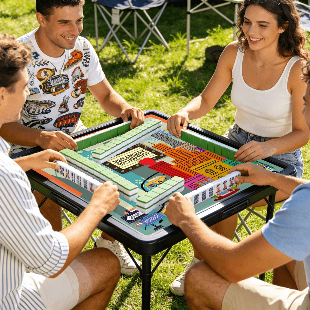 New York City Mahjong On Broadway Mini Mahjong Mat (Ship Rolled up)