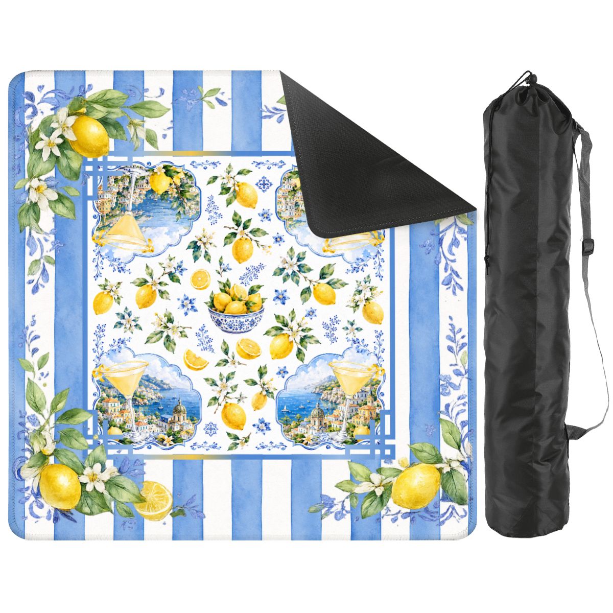 Lemondrops On The Amalfi Mahjong Mat
