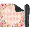 Harlequin Romance Petals Of Pink Vintage Inspired Mahjong Mat