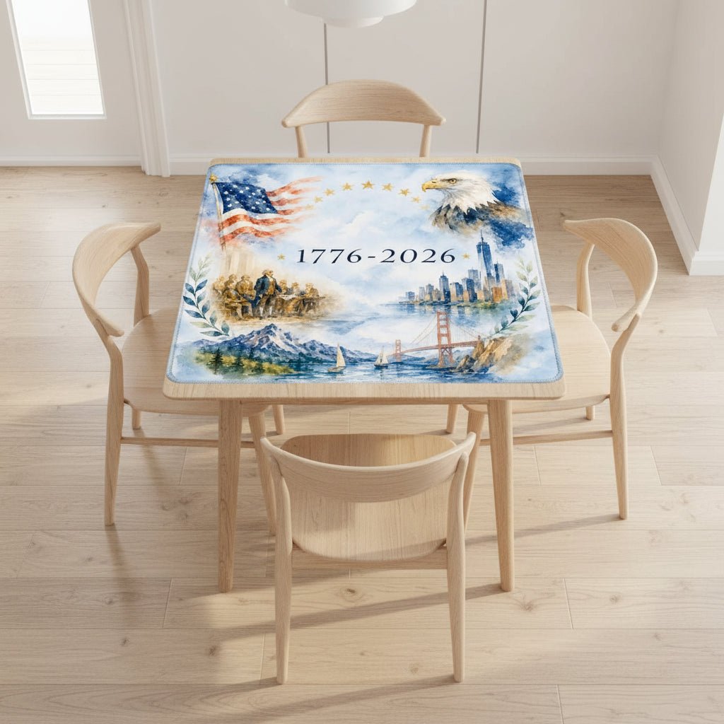 America The Beautiful 1776–2026 Mahjong Mat