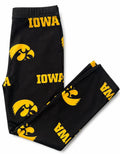 Iowa Black Tigerhawk Leggings