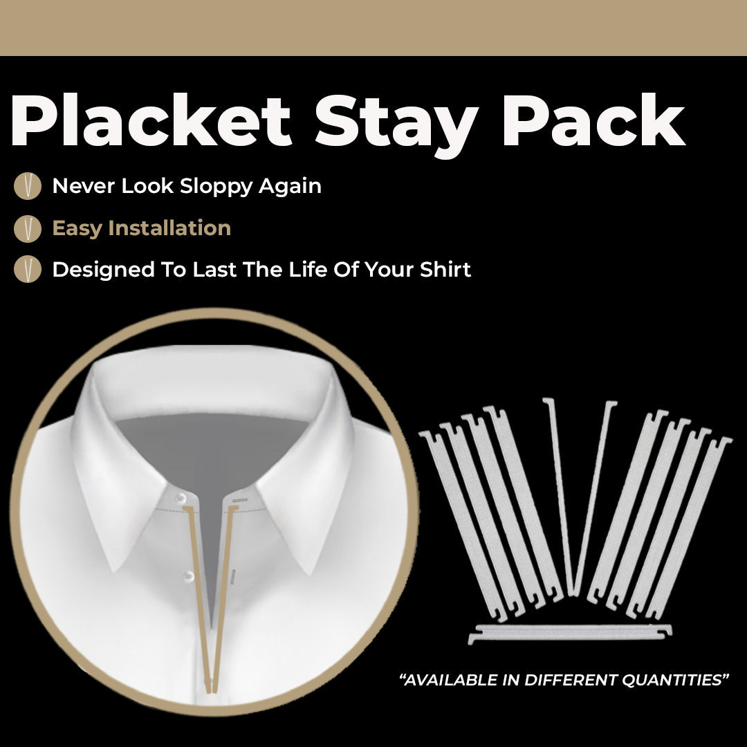 Million Dollar Collar | Placket Stays