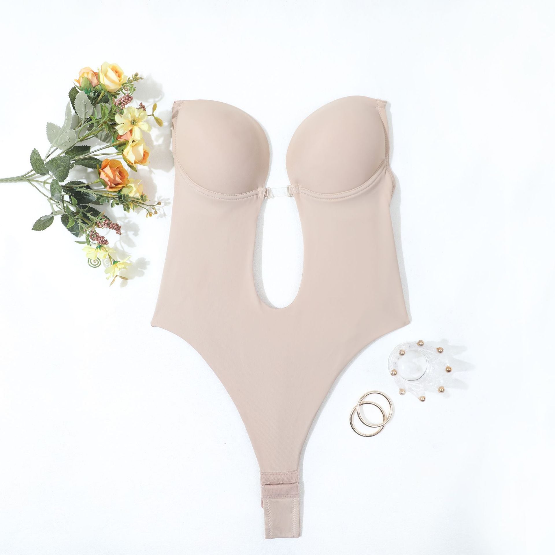 Women's Seamless Shapewear Invisible Underwear Slimming Backless Wedding Dress Evening Gown Bodysuit