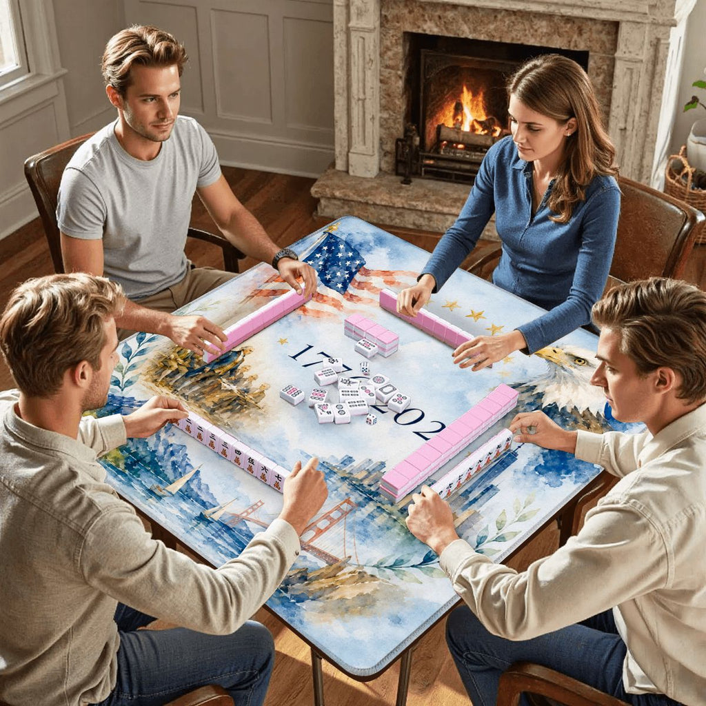 America The Beautiful 1776–2026 Mahjong Mat