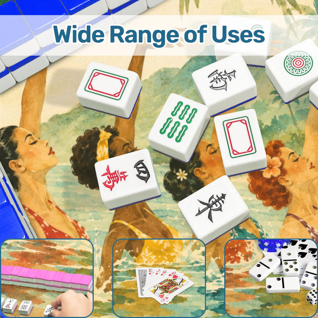 The Old World Nostalgic Tropicana Swim Club Mahjong Mat