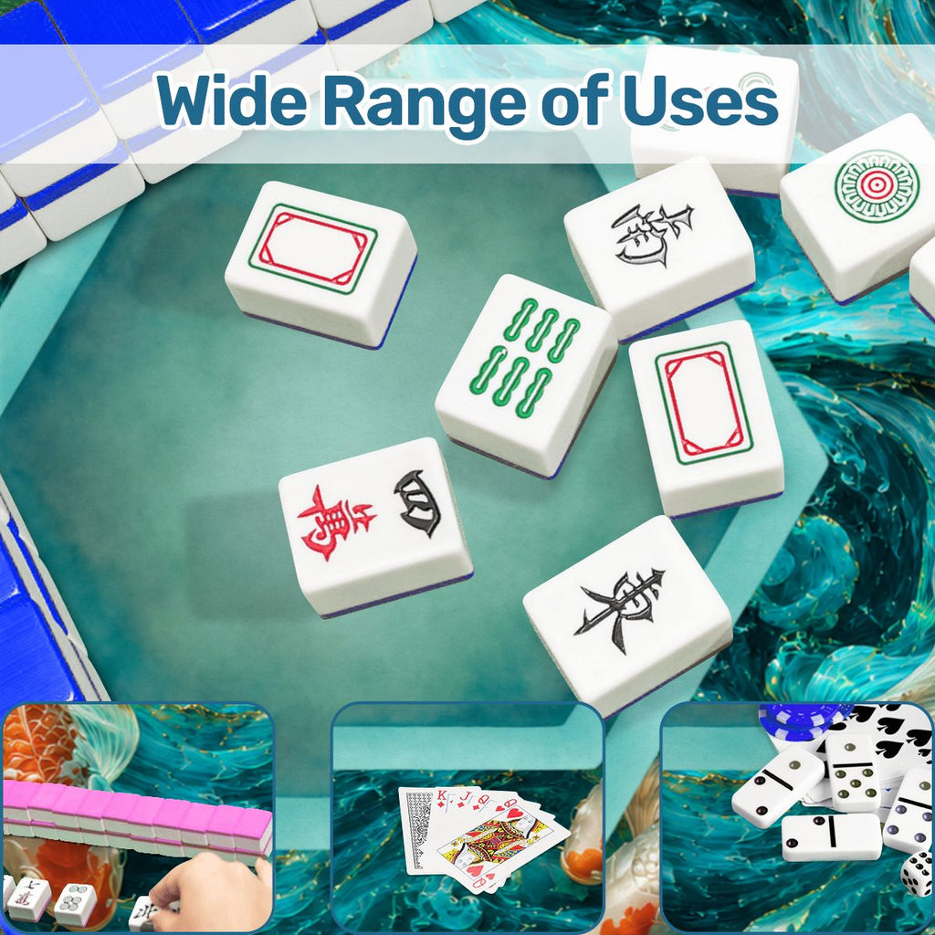 Koi Fish Tranquil Tides Mahjong Mat