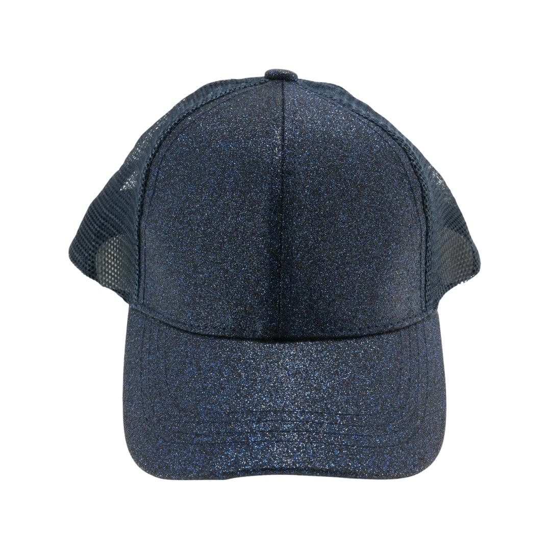 Kids Glitter High Ponytail CC Ball Cap KIDSBT6