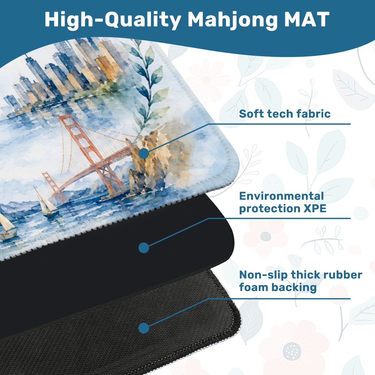 America The Beautiful 1776–2026 Mahjong Mat