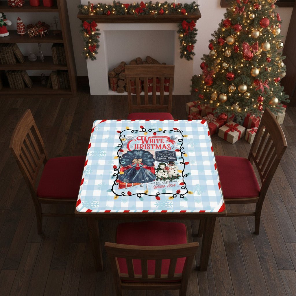 White Christmas The Haynes Sisters Sisters Mahjong Mat