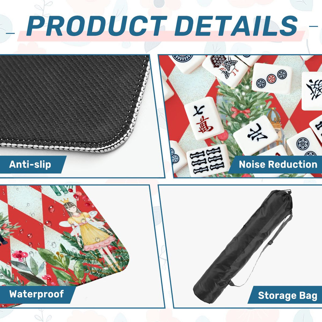 Nuttier Than A Nutcracker Harlequin Christmas Mahjong Mat