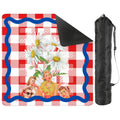 The Real Mahj Wives Red Gingham Nostalgic Mahjong Mat