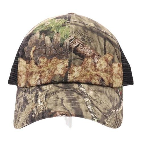 C.C MOSSY OAK Mini Break-Up Camouflage Mesh Back Ball Cap BA936
