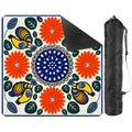 Roosters In The Sun Pottery Inspired Mahjong Mat