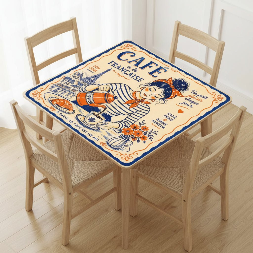 French Cafe Mahjong Mat
