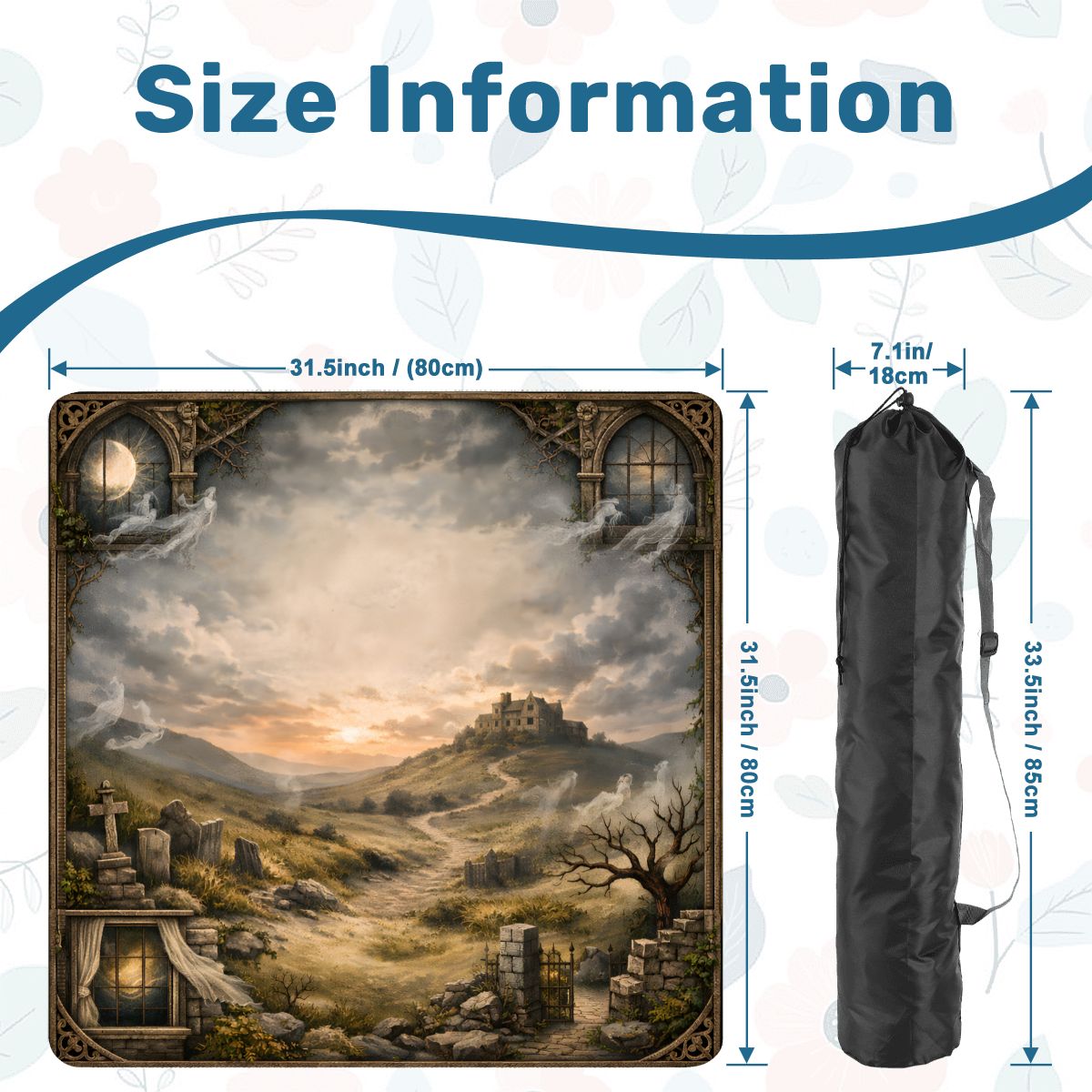 Specters Of The Moors Wuthering Heights Mahjong Mat
