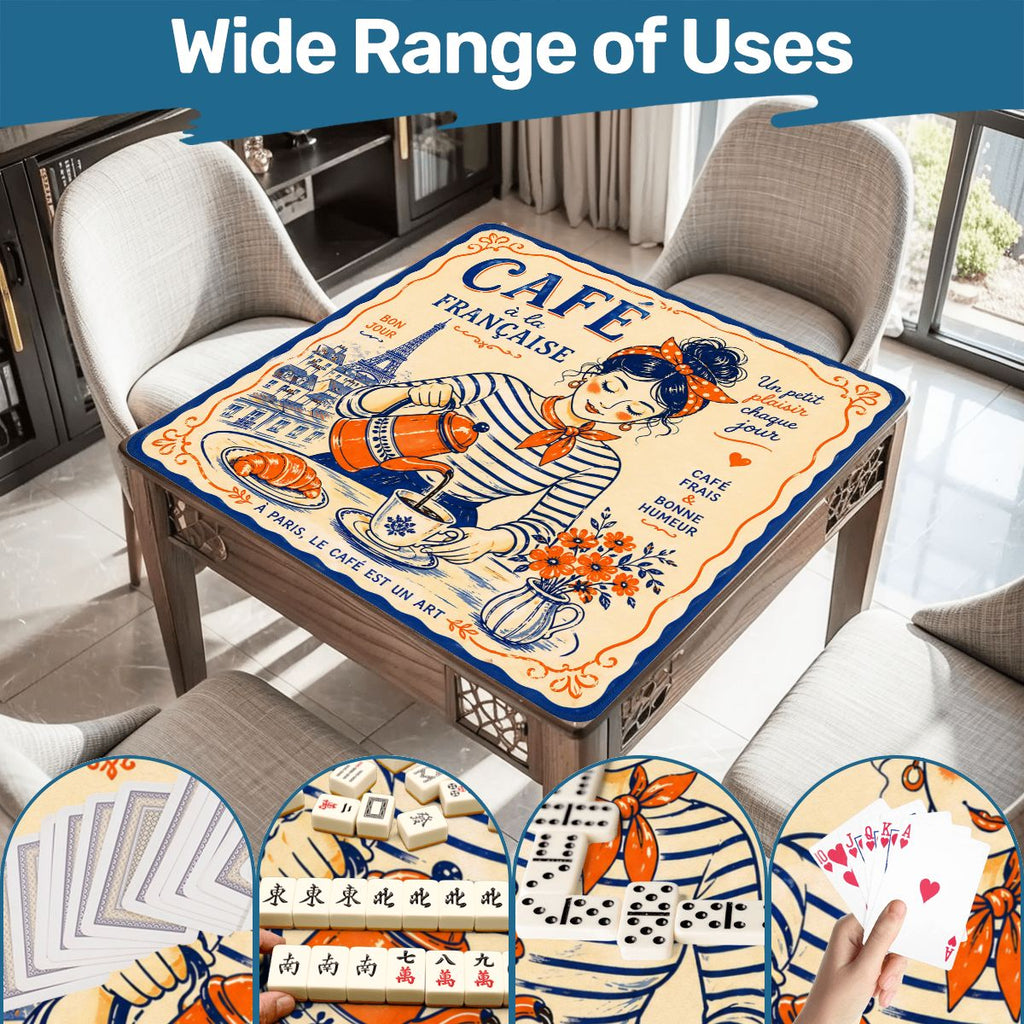 French Cafe Mahjong Mat